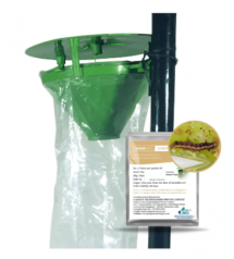 Gaiagen Combo Pack of American Bollworm Lure & Funnel Trap (Pack of 10)